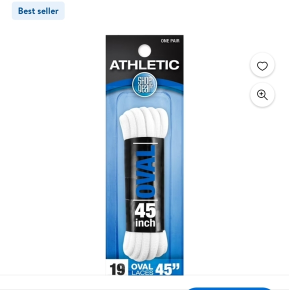 SHOE GEAR Athletic (2) Two Shoelaces Black & White NEW - Picture 2 of 10